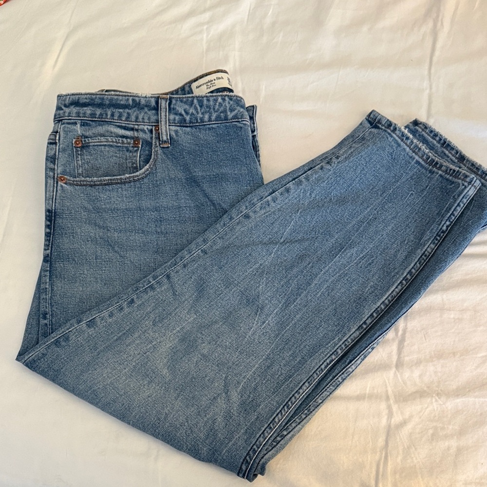 Abercrombie & Fitch Light Blue High Rise Jeans